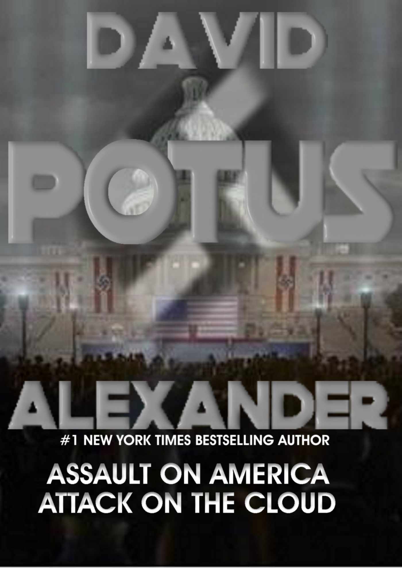 POTUS is a thriller novel by author David  Alexander. The New York Times called it,  "perhaps the most intriguing novel of espionage and international intrigue ever penned." David Alexander is here depicted  in front of Place de Invalides in Paris, France.